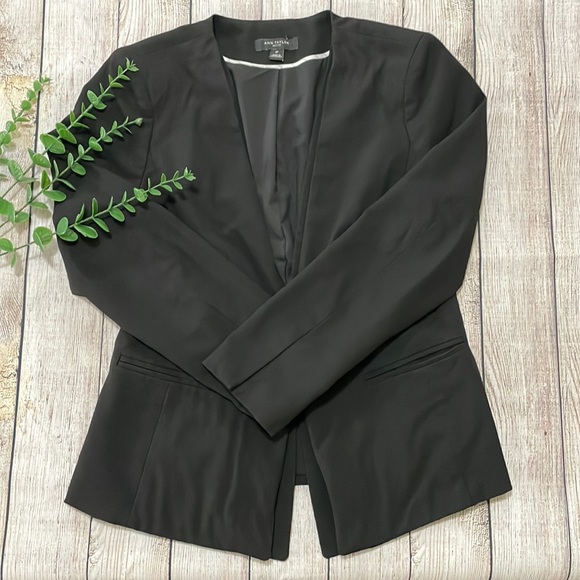 🌸 Clearance! 🌸 Ann Taylor Black Petite Blazer Size 6P - Picture 2 of 14